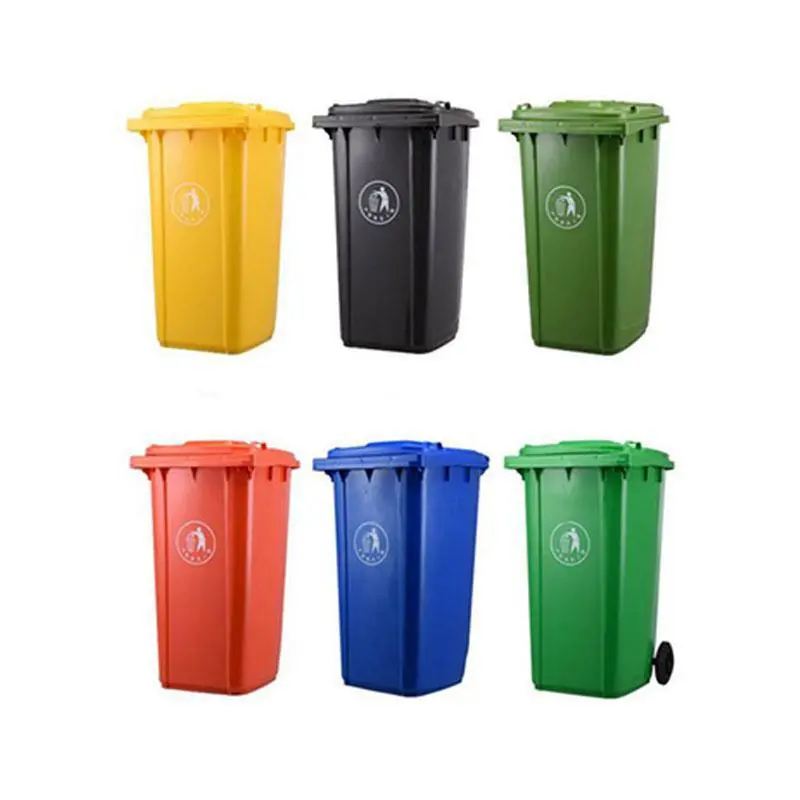 240-Litre Colour-Coded Wheeled Refuse Bin For Waste Collection 1