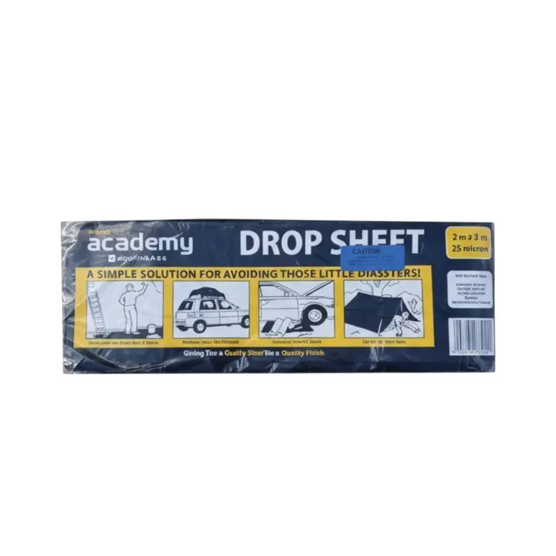2M × 3M Heavy-Duty Plastic Drop Sheet – 25-Micron Builders’ Protection Cover 1