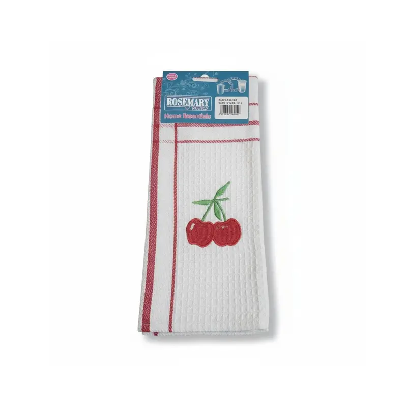Embroidered Kitchen Dish Cloth – Decorative 38 X 65Cm Cotton Towel 1