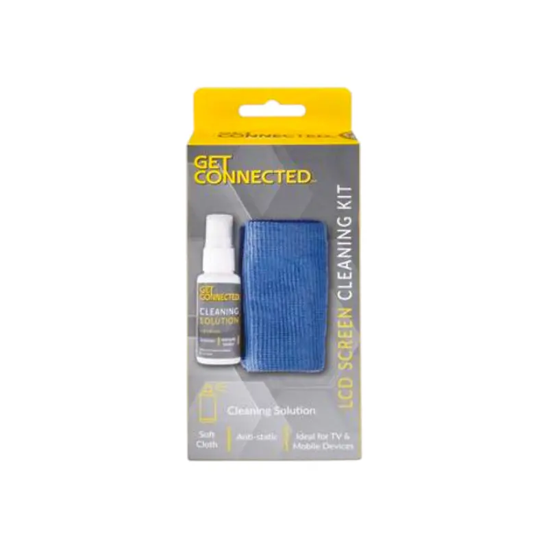 Lcd Screen Cleaning Kit With Microfiber Cloth And Solution 1