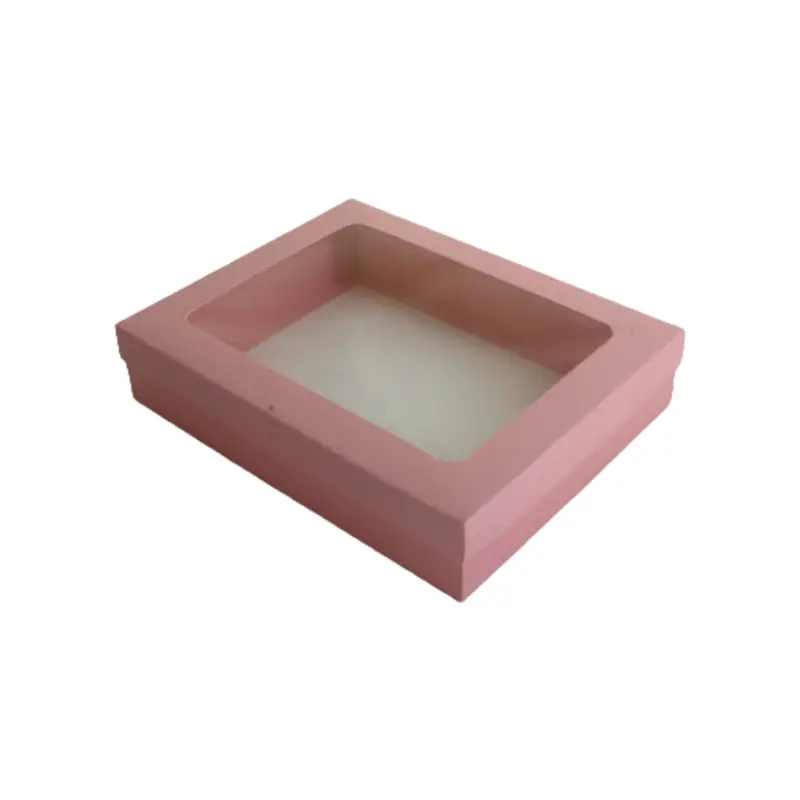 Pink Gift Biscuit Box – 24 X 19 X 5Cm Kraft Paper Packaging 1