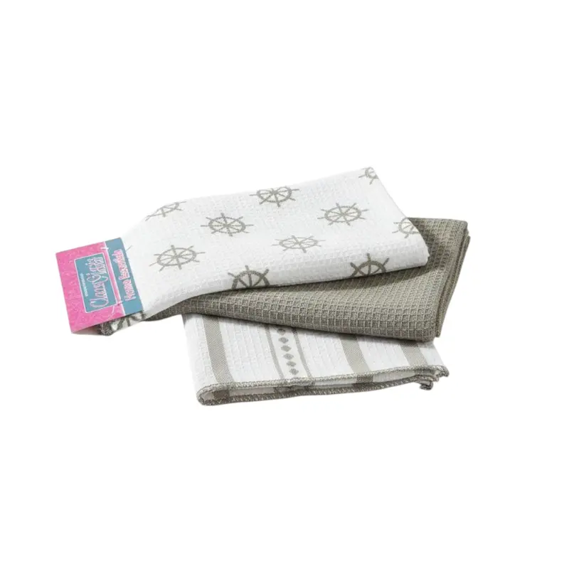 Smart 52-Grid Dishcloth Set – Terry Blend, 35 × 35 Cm (3-Pack) 1
