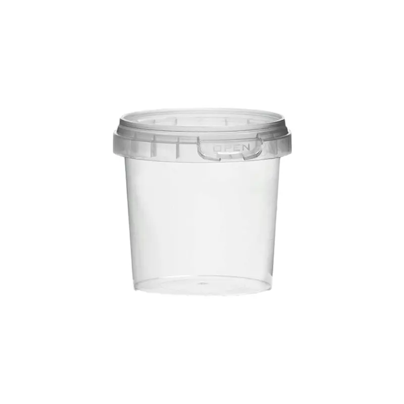 Tamper-Evident 125 Ml Pet Plastic Food Tub With Clear Snap-On Lid – 10-Pack 1