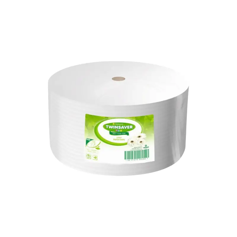Twinsaver 2-Ply Paper Wipe Roll – 280 Mm × 1000 M (Model 0480) 1